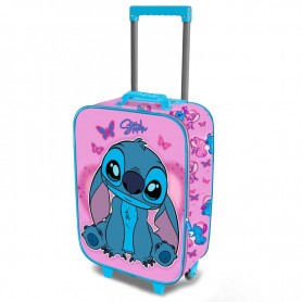 Disney Stitch Adorable 3D trolley suitcase