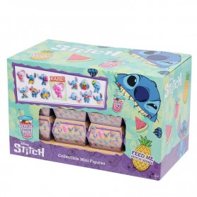 Lot de 24 : Disney Burguer Stitch assorted figure 5cm