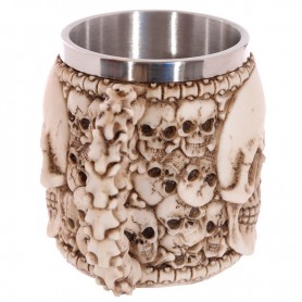 Multi Skull with Skull Emblem tankard