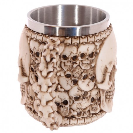 Multi Skull with Skull Emblem tankard