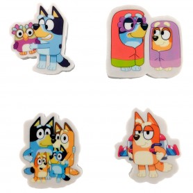 Lot de 12 : Bluey Set 4 erasers