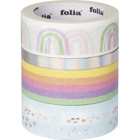 folia Washi-Tape 4er