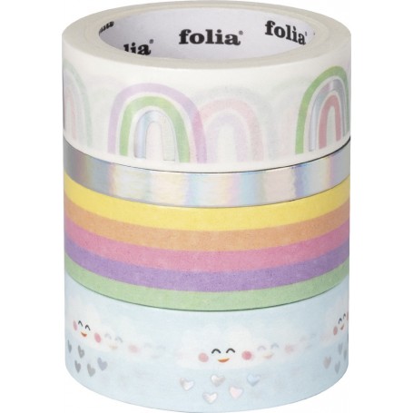 folia Washi-Tape 4er