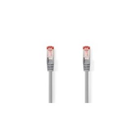 Câble Cat 6 | RJ45 Male | RJ45 Male | S/FTP | 15.0 m | Rond | LSZH | Gris | Boîte