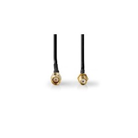 Câble d'antenne | SMA Mâle | SMA femelle | Plaqué or | 50 Ohm | Blindé simple | 3.00 m | Rond | PVC | Noir | Boîte
