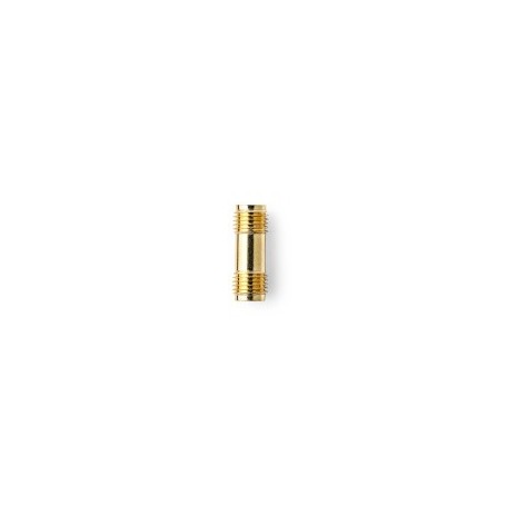 Adaptateur SMA | SMA femelle | SMA femelle | Plaqué or | 50 Ohm | Droit | Cuivre | Or | 2 pièces | Boîte