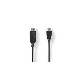 Câble Display Port | DisplayPort Mâle | HDMI™ Mâle | Plaqué nickel | 2.00 m | Rond | PVC | Noir | Label