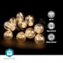 LED Décorative SmartLife | Feux de la fête | Wi-Fi | Blanc Chaud | 10 LED's | 9.00 m | Android™ / IOS | Diamètre de l'ampoule: 4