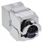 Inline® Keystone RJ45 Jack Slim, Snap-In, Cat.8.1, cravate de câble intégrée