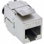 24pcs. Bulk-Pack Inline® Keystone RJ45 Jack Slim, Snap-In, Cat.6A, cravate de câble intégrée