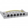 Panneau de patch Inline® Cat.6A 0,5U 6 ports, pour table / mur / rail, avec protection contre la poussière, gris