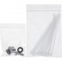Panneau de patch Inline® 19 "Cat.6a 0,5 U 24 Port, avec protection contre la poussière, noir
