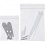 Panneau de patch Inline® Cat.6A 0,5U 6 ports, pour table / mur / rail, avec protection contre la poussière, noir