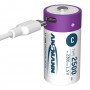 ANSMANN 1313-0004 Batteries rechargeables Li-ion bébé C Type 2500 (min. 2300 mAh) Boîte de 2 packs
