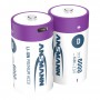 ANSMANN 1314-0005 Batteries rechargeables Li-ion Mono D Type 6000 (min. 5400 mAh) Boîte de 2 packs