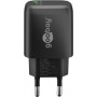 Chargeur Rapide USB QC 3.0 (18 W) Noir noir
