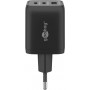 Chargeur Rapide Multiport USB-C™ PD Nano (65 W), noir noir