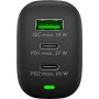 Chargeur Rapide Multiport USB-C™ PD (65 W) 3 Ports, noir noir