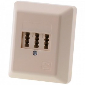ZE Kommunikationstechnik Prise murale 3 x 6 standard TAE-NFN (Import Allemagne)