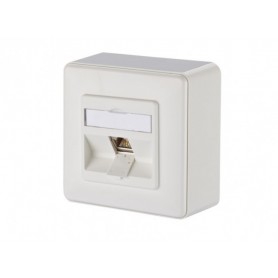 Coupleur RJ45 Prise femelle CAT6a Droit Ports - 2 Bronze étain