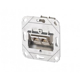 Prise réseau encastré insert CAT 6a 2 ports
