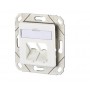 Boîtier de jonction de module UPk, 2 ports, non équipé, blanc pur