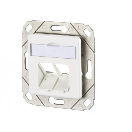 Boîtier de jonction de module UPk, 2 ports, non équipé, blanc pur