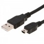 Câble USB-A (M) vers USB-B (M) 1m noir