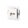 Prise de connexion de données blanc pur 2xRJ45 E-DAT C6 8/8(8)UPk 1307381102-I