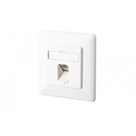 Metz Connect E-Dat C6 1 port Up Reinweiß