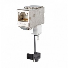 Coupleur 270° RJ45 Prise femelle CAT6a Angle droit Ports