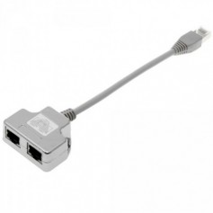 EFB ELEKTRONIK K5125.015 ADAPTADOR DE Cable RJ45 2 X RJ45 Blanco