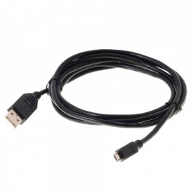 S-Conn 1.8m USB2.0 A- microUSB2.0 B câble USB 1,8 m USB A Micro-USB B Noir - Câbles USB (1,8 m, USB A, Micro-USB B, 2.0, Male Connector/Male Connector, Noir)