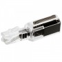Untangler, Twist-Stop, schmale Form, Noir-Transparent