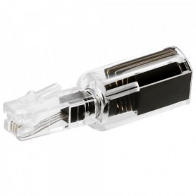 Untangler, Twist-Stop, schmale Form, Noir-Transparent