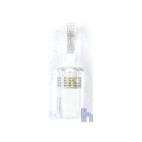 , Twist-Stop, schmale Form, Blanc-Transparent