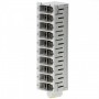  6431 2 001-00 Parafoudre-Chargeur 8/10 (M85) Krone-Nr.: 6432 2 001-00 - Krone-Nr.: 6432 2 001-00 pour Smartphone/Tablette Blanc