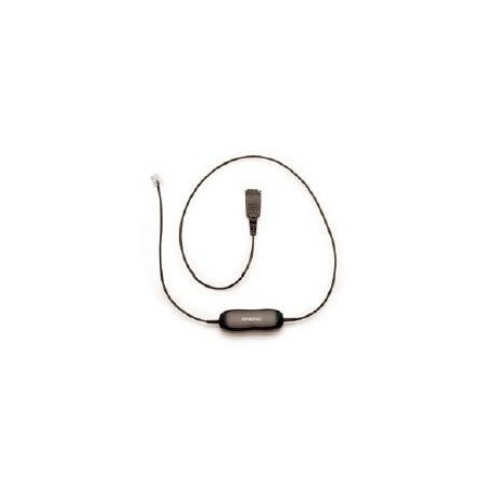 Jabra Câble droit avec QD 0,5 m - 4P plug: m-,r,r,m+ - Polarité P0 Std