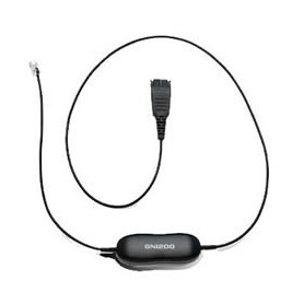 GN GN1200 Netcom Smart Cord Câble connectique pour casque Noir