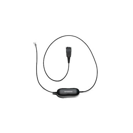 GN GN1200 Netcom Smart Cord Câble connectique pour casque Noir