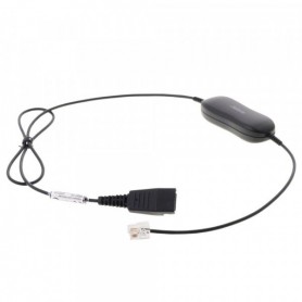Jabra GN1216 pour Avaya 0.8m Câble DROIT QD - RJ9 (Pour téléphone Avaya serie 96xx, 16xx)