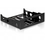  Cadre de montage en plastique pour disque dur 8,9 cm/3,5" Noir