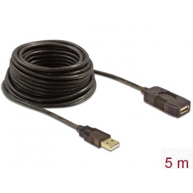 DeLOCK Cable USB 2.0, 5m câble USB Noir