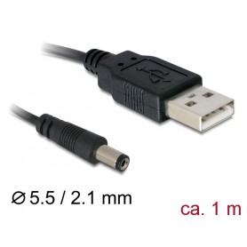 DeLOCK Cable USB Power Noir 1 m USB A