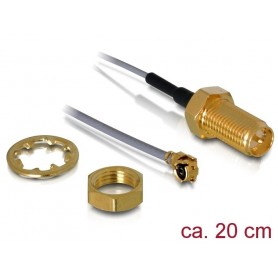 Câble de l'antenne Dellock Pobite RP-SMA pour l'installation MHF / U.FL-LP-068