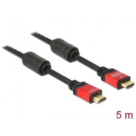 Delock Câble High Speed HDMI - HDMI A mâle HDMI A mâle 5 m