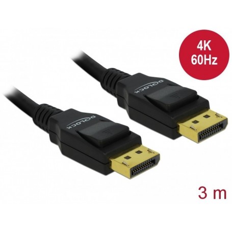 Dellock Kabel DisplayPort 1.2 Connecteur Connecteur DisplayPort 4K 3 M