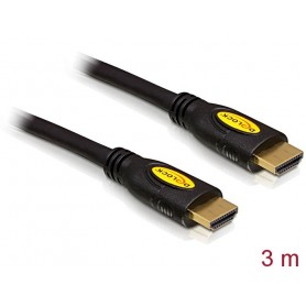  HDMI 1.4-3.0m câble HDMI 3 m HDMI Type A (Standard) Noir - Câbles HDMI (3 m, HDMI Type A (Standard), HDMI Type A (Standard), 10,2 Gbit/s, Noir)