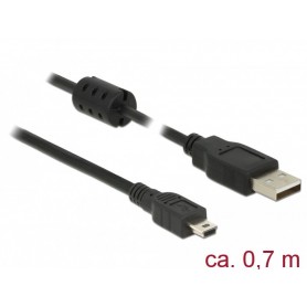 DeLOCK - USB-Kabel - USB Typ A, 4-polig (M) - Mini-USB, Typ B (M) - 70 cm