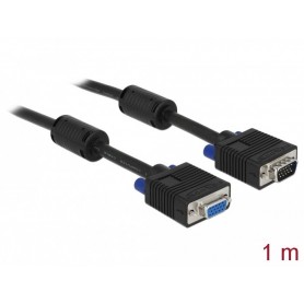 DELOCK 82563 Câble VGA prise / connecteur femelle, 1 m